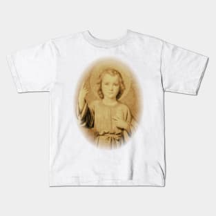 Child Jesus According to the Visions of St Therese of Lisieux Kids T-Shirt